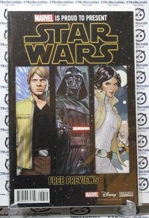 STAR WARS FREE PREVIEWS EDITION # 1 NM MARVEL COMIC BOOK 2015