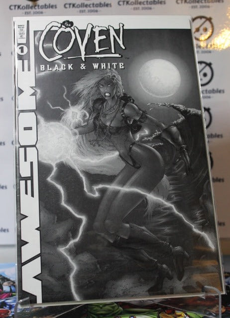 COVEN # 1 BLACK & WHITE AWESOME COMICS COMIC BOOK 1998