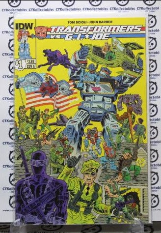 TRANSFORMERS VS G.I. JOE # 1 VARIANT NM / VF IDW COMICS COMIC BOOK 2014