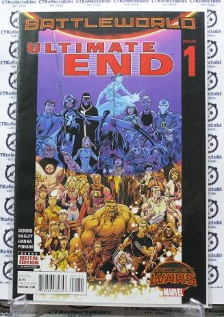 ULTIMATE END # 1 BATTLE WORLD VF MARVEL COMIC BOOK 2015