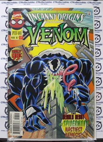 VENOM # 7 UNCANNY ORIGINS VF MARVEL COLLECTABLE COMIC BOOK 1997