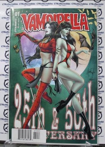 VAMPIRELLA #01 TUCCI EXCLUSIVE 25TH & 50TH ANNIVERSARY DYNAMITE COMICS
