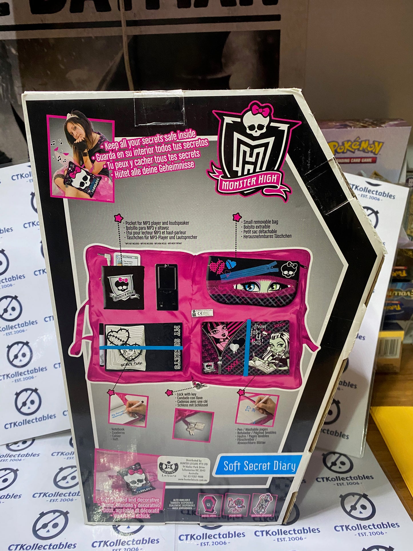 Soft Secret Diary Pillow BNIB Rare Monster High