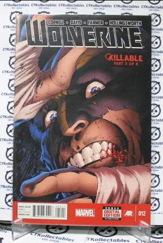 WOLVERINE # 012 KILLABLE VF MARVEL COMICS 2014