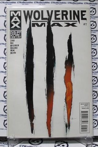 WOLVERINE MAX # 7 VF MARVEL COMICS EXPLICIT CONTENT 2012