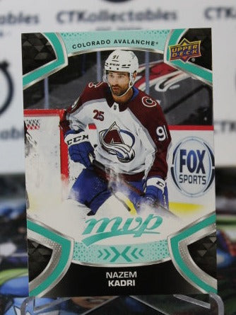 2021-22 UPPER DECK MVP NAZEM KADRI # 89 COLORADO AVALANCHE NHL HOCKEY TRADING CARD