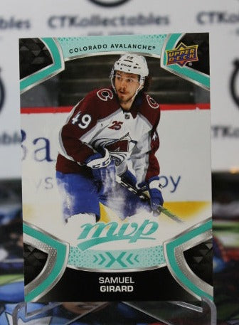 2021-22 UPPER DECK MVP SAMUEL GIRARD # 49 COLORADO AVALANCHE NHL HOCKEY TRADING CARD