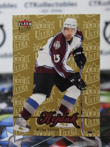 2007-08 FLEER ULTRA MILAN HEJDUK # 149 COLORADO AVALANCHE NHL HOCKEY TRADING CARD