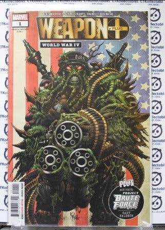WEAPON PLUS + # 1 WORLD WAR IV MARVEL NM COMIC BOOK 2020