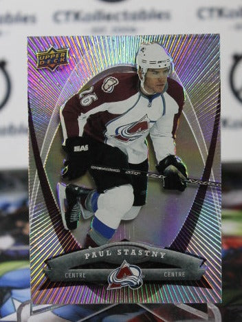 2008-9 UPPER DECK PAUL STASTNY # 12 McDONALD'S COLORADO AVALANCHE NHL HOCKEY TRADING CARD