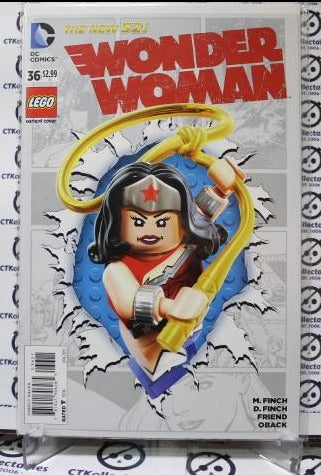 WONDER WOMAN # 36 LEGO VARIANT NM DC COMIC BOOK 2015
