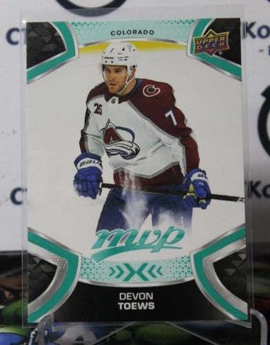 2021-22 UPPER DECK MVP DEVON TOEWS # 105 COLORADO AVALANCHE NHL HOCKEY TRADING CARD