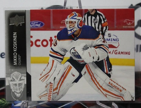 2021-22 UPPER DECK MIKKO KOSKINEN # 72 EDMONTON OILERS HOCKEY CARD