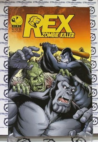 REX ZOMBIE KILLER # 1 BIG DOG INK COMIC BOOK VF EXPLICIT CONTENT 2013