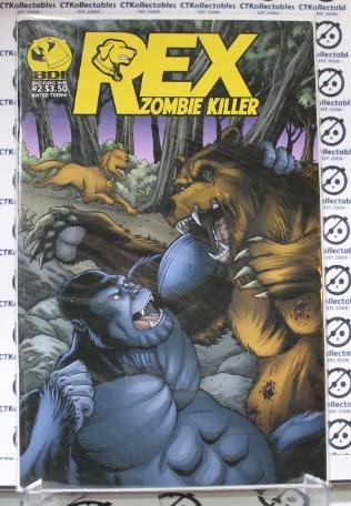 REX ZOMBIE KILLER # 2 BIG DOG INK COMIC BOOK VF EXPLICIT CONTENT 2013