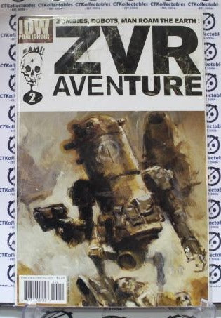 ZVR AVENTURE # 2 ZOMBIES ROBOTS MAN IDW PUBLISHING COMIC BOOK NM 2010