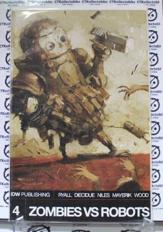 ZOMBIES VS ROBOTS # 4 IDW PUBLISHING COMIC BOOK 2015