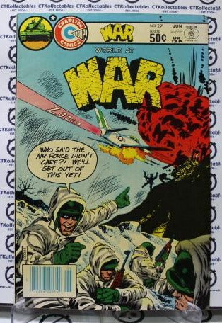 WORLD AT WAR # 27 VF/F CHARLTON WAR COMIC BOOK 1981