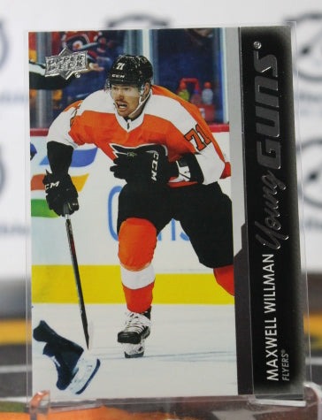2021-22 UPPER DECK YOUNG GUNS MAXWELL WILLMAN # 497 ROOKIE PHILADELPHIA FLYERS NHL HOCKEY TRADING CARD