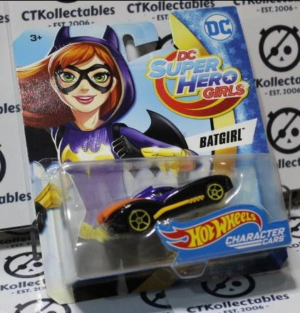 BATGIRL DC SUPER HERO GIRLS MATTEL HOT WHEELS 1:64 DIE CAST WARNER BROS. 2016