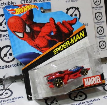 SPIDER-MAN MATTEL HOT WHEELS 1:64 DIE CAST MARVEL COMICS 2014