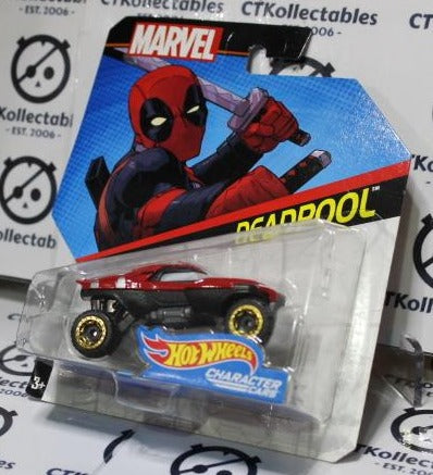 DEADPOOL MATTEL HOT WHEELS 1:64 DIE CAST MARVEL COMICS 2016