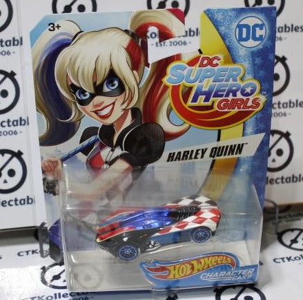 HARLEY QUINN DC SUPER HERO GIRLS MATTEL HOT WHEELS 1:64 DIE CAST WARNER BROS. 2016