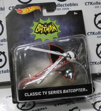 CLASSIC TV SERIES BATCOPTER MATTEL HOT WHEELS 1:64 DIE CAST DC COMICS WARNER BROS. 2015
