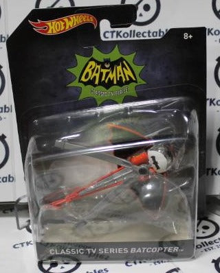 CLASSIC TV SERIES BATCOPTER MATTEL HOT WHEELS 1:64 DIE CAST DC COMICS WARNER BROS. 2015