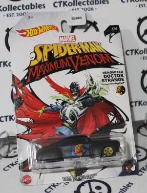 SPIDER-MAN MAXIMUM VENOM VENOMIZED DOCTOR STRANGE 5/5 MATTEL HOT WHEELS MARVEL COMICS 2019