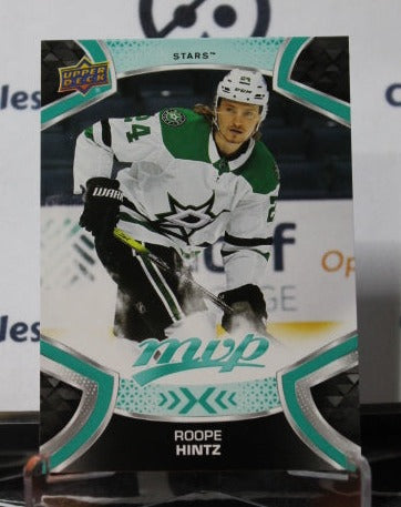 2021-22 UPPER DECK MVP ROOPE HINTZ # 122 DALLAS STARS NHL HOCKEY TRADING CARD