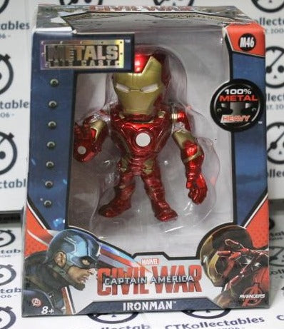IRON MAN CIVIL WAR JADA TOYS METALS DIE CAST MARVEL COMICS 2016