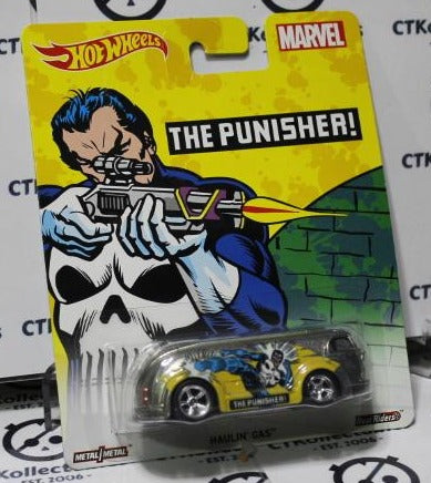 HOT WHEELS MATTEL THE PUNISHER MARVEL HAULIN' GAS 2015
