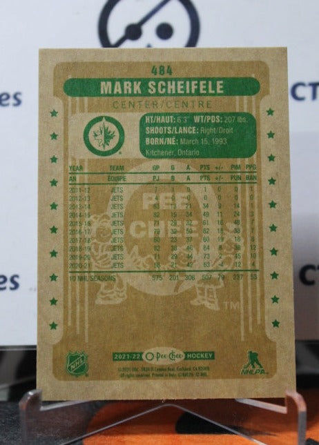 2021-22 O-PEE CHEE MARK SCHEIFELE # 484 RETRO WINNIPEG JETS HOCKEY CARD