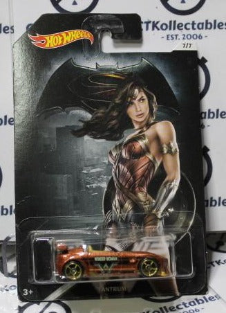 HOT WHEELS MATTEL BATMAN VS SUPERMAN DC WONDER WOMAN TANTRUM 7/7 Long Card 2015