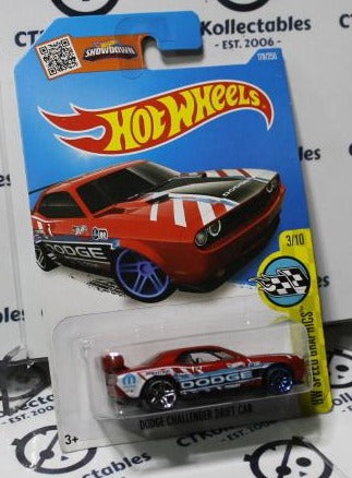 HOT WHEELS MATTEL DODGE CHALLENGER 3/10 DRIFT CAR 178/250 HW SPEED GRAPHICS 2015