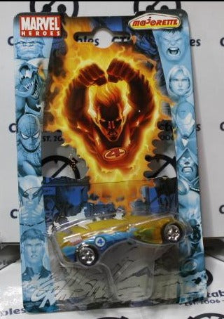 HUMAN TORCH FANTASTIC FOUR MARVEL HEROES MAJORETTE 1:64 DIE CAST COLLECTION MARVEL COMICS 2005