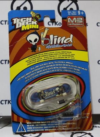 TECH DECK MINI BLIND SKATEBOARDS 9703A M2 MINI SERIES 2 BLIND BLUE XCONCEPTS 2000