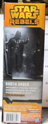 STAR WARS REBELS DARTH VADER 12" ACTION FIGURE HERO SERIES REVENGE OF THE SITH HASBRO DISNEY 2014