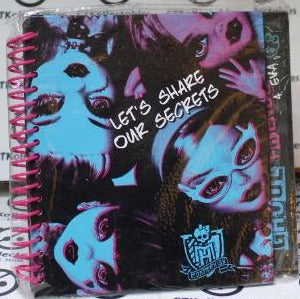 MONSTER HIGH DIARY "LET'S SHARE OUR SECRETS" 2014