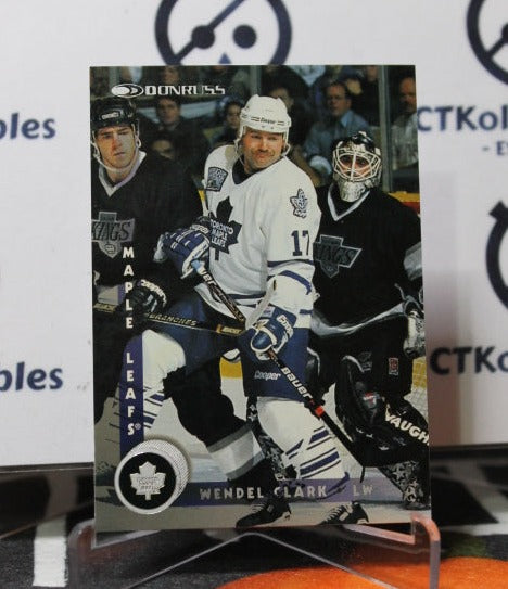 1997-98 DONRUSS WENDEL CLARK # 57 TORONTO MAPLE LEAFS HOCKEY CARD