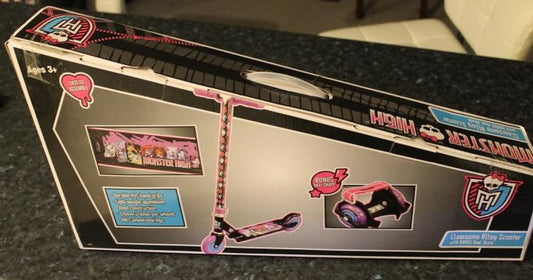 MONSTER HIGH CLAWSOME ALLOY SCOOTER WITH BONUS HEEL SKATE
