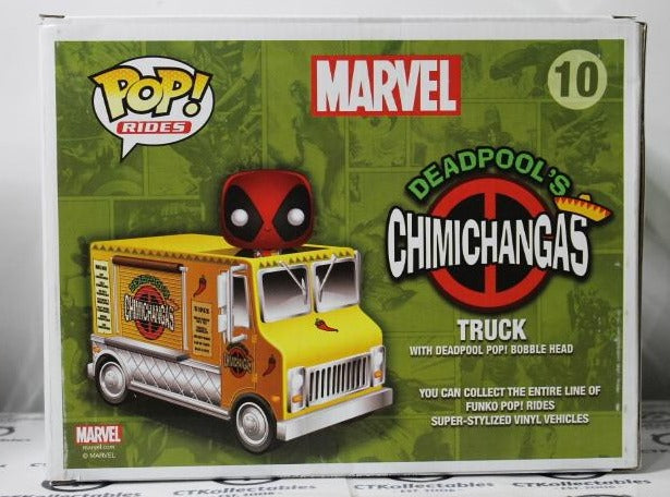 DEADPOOL'S CHIMICHANGA TRUCK -MARVEL DEADPOOL # 10 Funko POP! RIDES