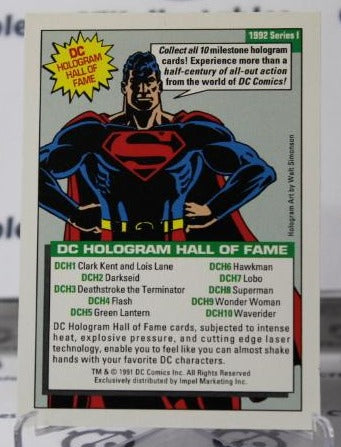 DEATHSTROKE THE TERMINATOR # DCH3 NON-SPORT DC COMICS CHASE HOLO CARD 1991