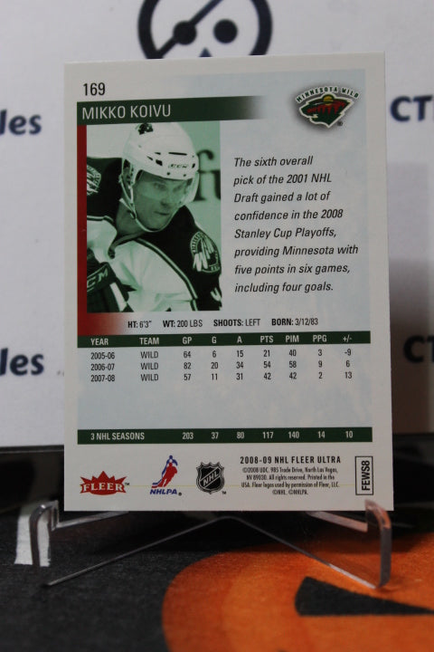 2008-09 FLEER ULTRA MIKKO KOIVU # 169 MINNESOTA WILD NHL HOCKEY CARD