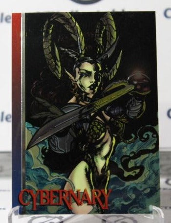 CYBERNARY # 9 NON-SPORT IMAGE COMICS/WIZARD SERIES III MAGAZINE PROMO CARD (CHROME) 1993