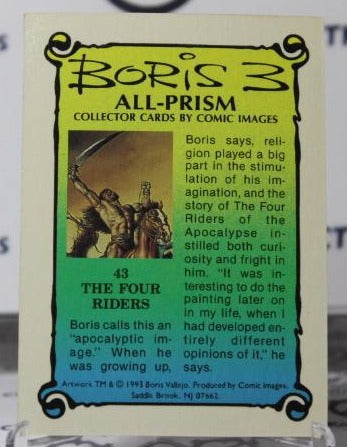 BORIS 3 THE FOUR RIDERS #43 NON-SPORT BORIS VALLEJO (ALL-PRISM) 1993