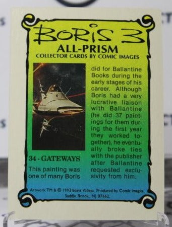 BORIS 3 GATEWAYS #34 NON-SPORT BORIS VALLEJO (ALL-PRISM) 1993