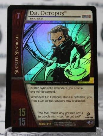 DR. OCTOPUS # 7 HOLOGRAM MARVEL VS SYSTEM UPPER DECK ENTERTAINMENT NON-SPORT TRADING CARD 2004