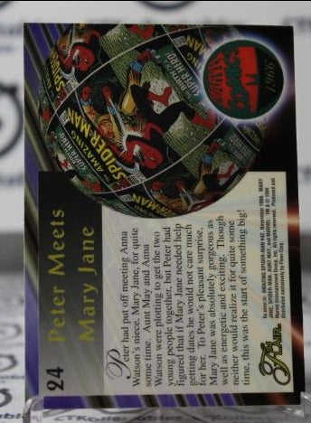 MARY JANE # 24 PETER MEETS MARY JANE MARVEL NON-SPORT TRADING CARD FLAIR 1994